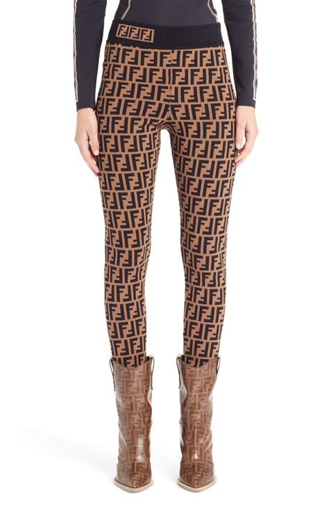 fendi monogram leggings|fendi online shopping.